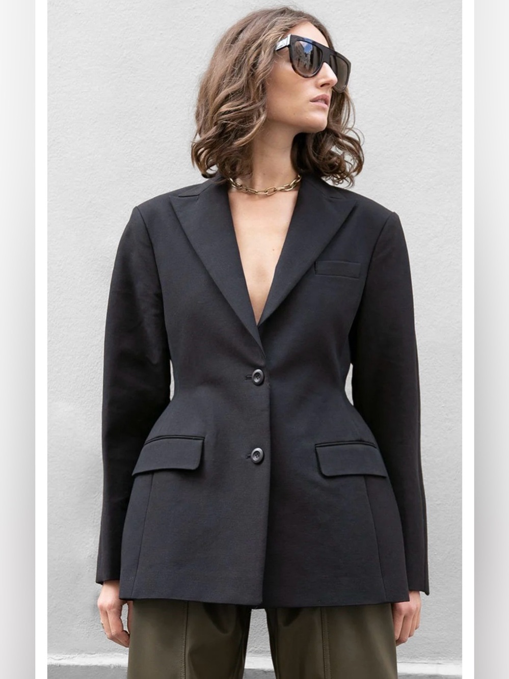 Colette Hourglass Blazer - Black XS/S